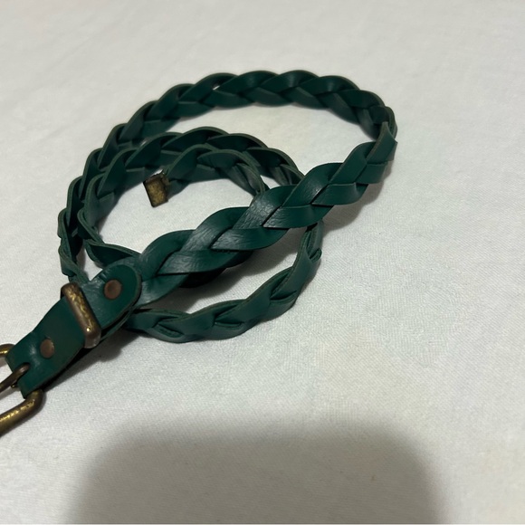 Vintage dark turquoise belt - Picture 2 of 4